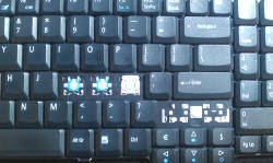 damaged laptop keyboard